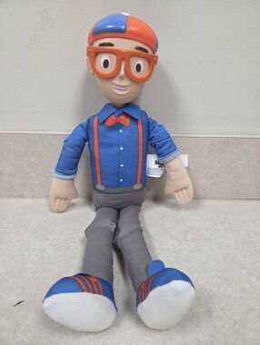 16" Interactive Talking Blippi by Jazwares (Soft Body, Hard Head)